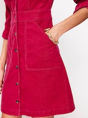 Boden Berry Pink Tall Twisted Waist Jersey Dress - Image 2 of 5