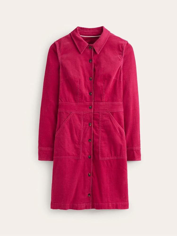 Boden Berry Pink Tall Twisted Waist Jersey Dress - Image 5 of 5