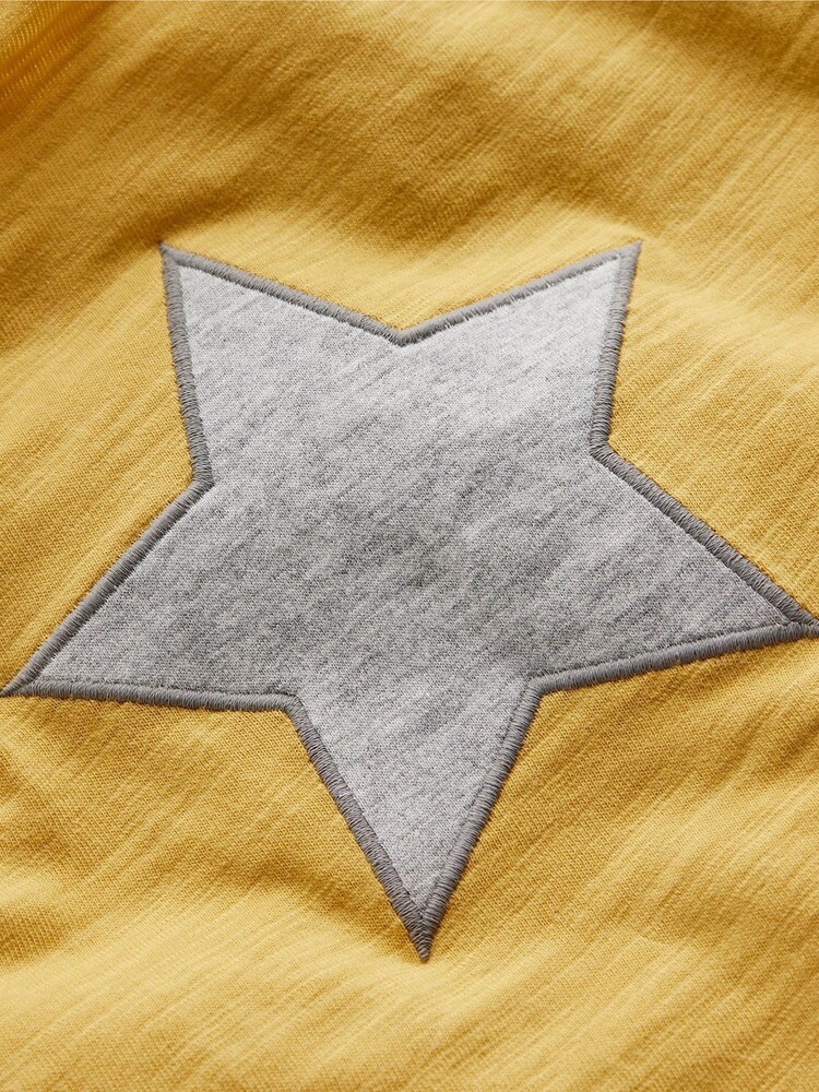 Boden Yellow Raglan Star T-Shirt - Image 3 of 3 Boden Yellow Raglan Star T-Shirt - Image 3 of 3