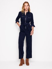 Boden Blue Cord Utility Jumpsuit - Image 2 of 6