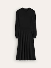 Boden Black/Animal Tall Twisted Waist Jersey Dress - Image 5 of 6