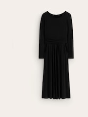 Boden Dark Black Tall Twisted Waist Jersey Dress - Image 5 of 5