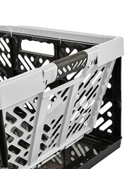 Keeeper 2 Pack Nordic Grey Black Ultra Strong 45L Folding Box With Softgrip Handles - Image 5 of 5