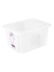 Keeeper 2 Pack Crystal Clear Peppa Pig 15L Stacking Storage Box With Lid - Image 3 of 4