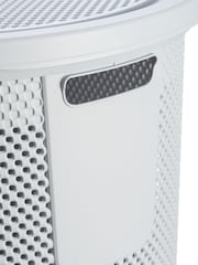 Keeper Nordic Grey Arne Laundry Hamper With Lid - Image 4 of 5