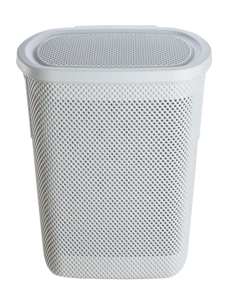 Keeper Nordic Grey Arne Laundry Hamper With Lid - Image 5 of 5