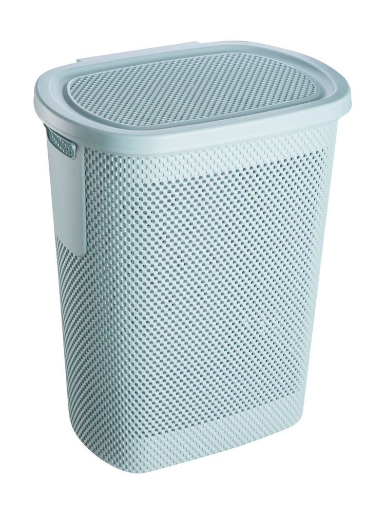 Keeper Nordic Blue Laundry Hamper & 30L Basket Set - Image 2 of 5