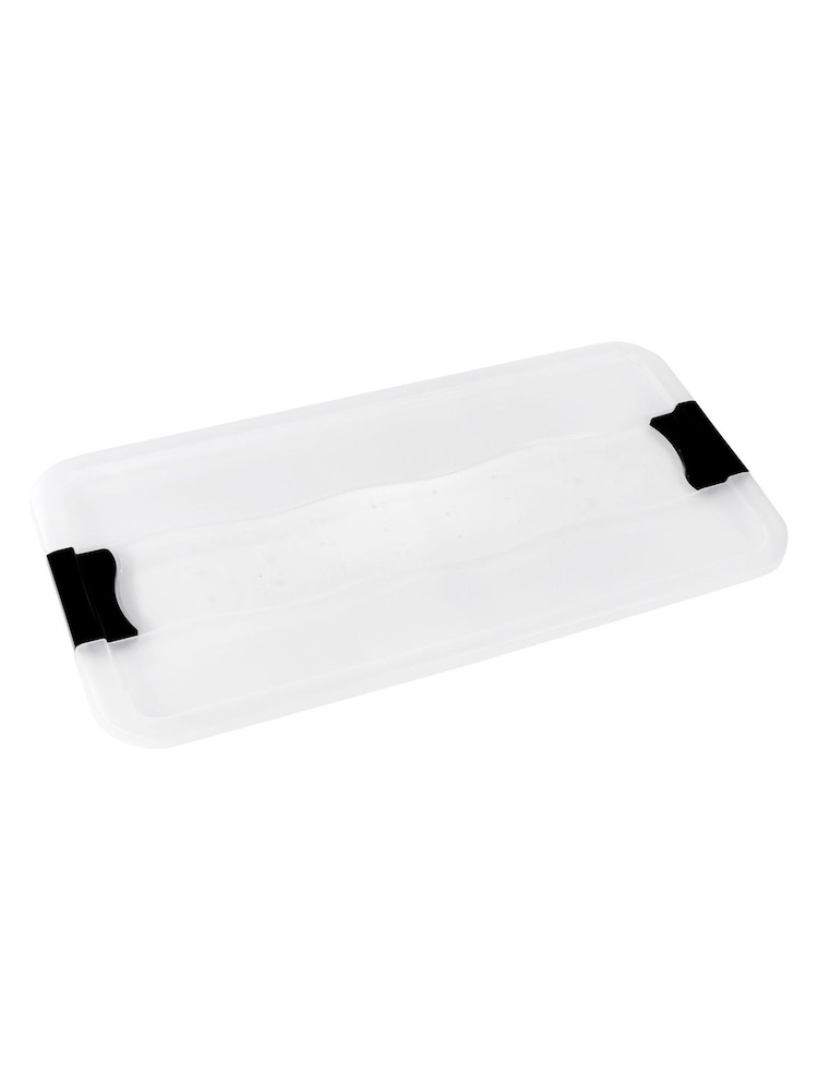 Keeper Crystal Transparent Cornelia Crystal 83L Storage Box with Locking Clips - Image 2 of 5