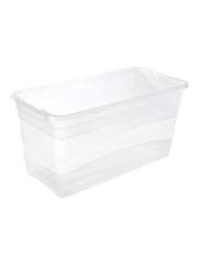 Keeper Crystal Transparent Cornelia Crystal 83L Storage Box with Locking Clips - Image 3 of 5