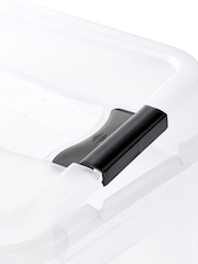 Keeper Crystal Transparent Cornelia Crystal 83L Storage Box with Locking Clips - Image 5 of 5