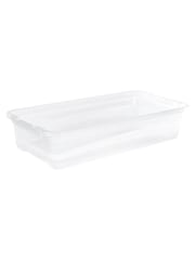 Keeper 2 Pack Crystal Clear Cornelia 33L Storage Box With Locking Clips - Image 3 of 4