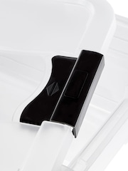 Keeper 2 Pack Crystal Clear Cornelia 33L Storage Box With Locking Clips - Image 4 of 4