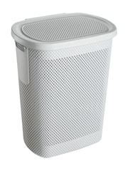 Keeper Nordic Grey Laundry Hamper & 30L Basket Set - Image 2 of 5