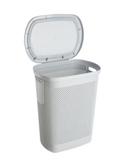 Keeper Nordic Grey Laundry Hamper & 30L Basket Set - Image 3 of 5