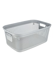 Keeper Nordic Grey Laundry Hamper & 30L Basket Set - Image 4 of 5