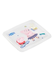 Keeper 2 Pack Crystal Clear Peppa Pig 24L Stacking Storage Box With Lid - Image 4 of 4