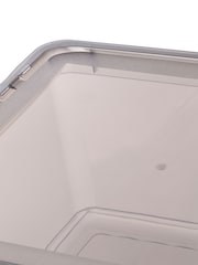 Keeper 3 Pack Crystal Grey Bea 18L Storage Box Set With Air Control System - Image 5 of 5