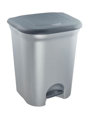 Keeper Silver and Black Torge Dual Compartment Pedal Dustbin - Image 2 of 5