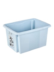 Keeper 2 Pack Nordic Blue Mickey Mouse Stacking Storage Box With Lid - Image 3 of 4