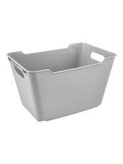 Keeper 6 Pack Nordic Grey Lotta12L Stacking & Nesting Storage Boxes - Image 2 of 4