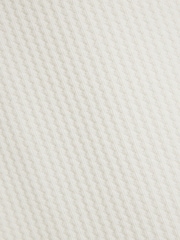 River Island Cream Slim Fit Quilted 100% Cotton Polo Shirt - Image 6 of 6