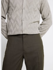 River Island Green Suit Trousers - Image 3 of 4