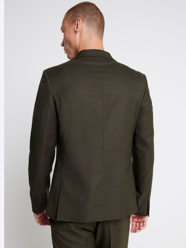 River Island Green Suit Jacket - Image 2 of 4