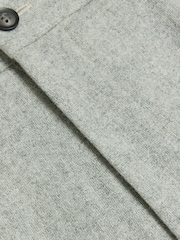 River Island Light Grey Wool Suit Trousers - Image 4 of 4
