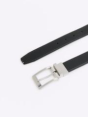 River Island Black Reversible Embossed Belt - Image 3 of 3