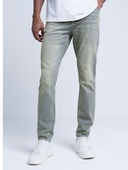 River Island Grey Skinny Fit Stretch Jeans - Image 1 of 4