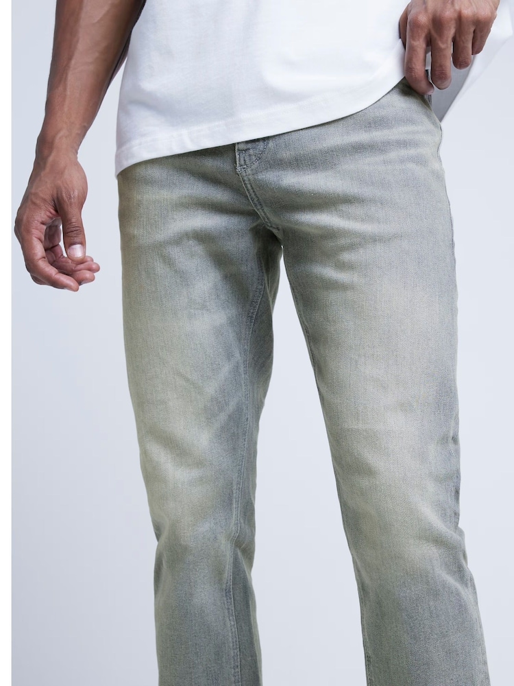 River Island Grey Skinny Fit Stretch Jeans - Image 2 of 4