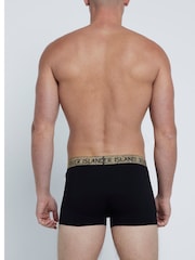 ذهبي - حزمة من 4 بوكسرات بحزام خصر برّاق من River Island - صورة 4 من 5