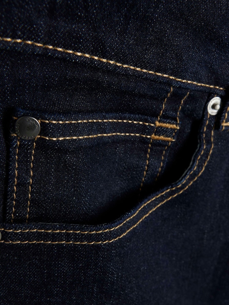 River Island Blue Slim Fit 100% Cotton Rinse Jeans - Image 4 of 4