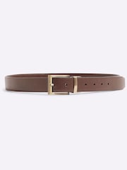 Braun - River Island Wendbarer, geprägter Gürtel - Bild 1 von 2
