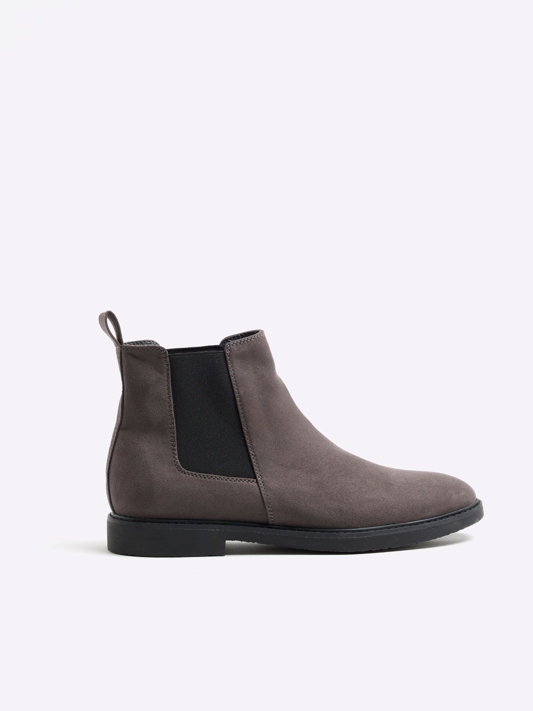 Buy River Island Grey Crepe Sole Chelsea Boots from the Next UK online shop