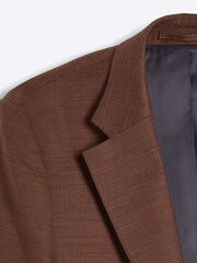 River Island Brown Skinny Fit Single Breasted Suit Jacket - Image 5 of 5