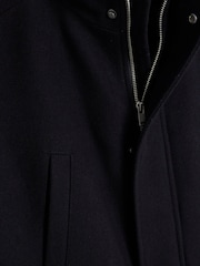 River Island Black Wool Commuter 100% Cotton Coat - Image 6 of 6