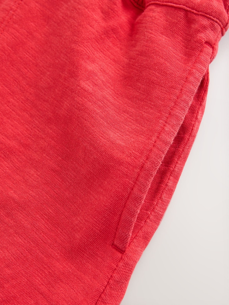 Superdry Red Crack Printed 100% Organic Cotton Dress - Image 12 of 12