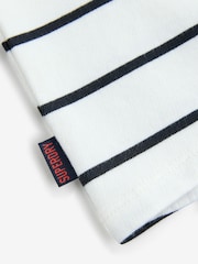 Superdry White Stripe Classic Flag Sweat Dress - Image 10 of 10