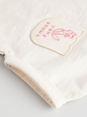 Pink/White Stripe Baby Short Sleeve T-Shirt and Shorts Set 6 Piece - Image 10 of 13