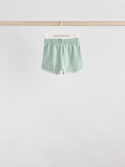 Pink and Grey Stripe Baby Short Sleeve T-Shirt and Shorts Set 6 Piece - Image 9 of 17