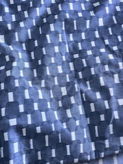2 Pack Blue/White Reversible Duvet Cover and Pillowcase Set - Image 6 of 9