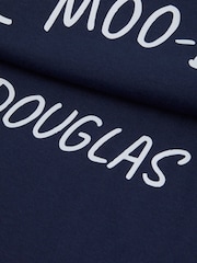 Personalised Mens "MR MOO-DY" Highland Cow 100% Cotton Pyjamas by Stitch Style - Image 6 of 9