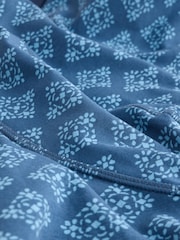 Blue Geometric Pattern 10 pack Rich Trunks Boxers - Image 14 of 14
