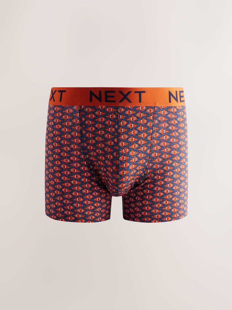 Sealife Animal Print 8 pack Rich Trunks Boxers - Image 2 of 12