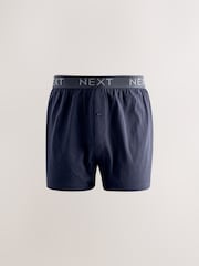 Blue/Grey 5 Pack Loose Boxers - Image 5 of 9