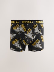 Yellow/Black Licence Nirvana Trunks 3 Pack - Image 3 of 7