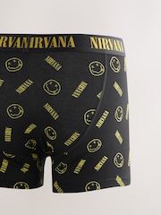 Yellow/Black Licence Nirvana Trunks 3 Pack - Image 5 of 7