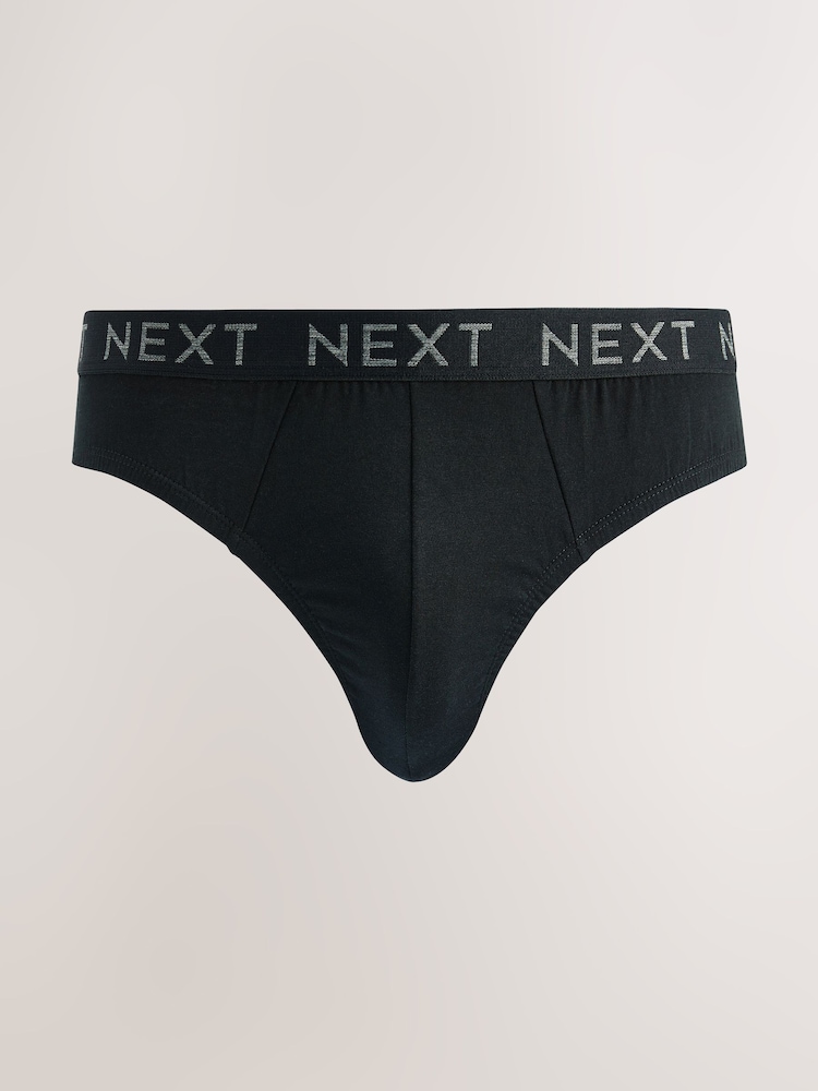 Black Briefs 5 Pack - Image 2 of 4