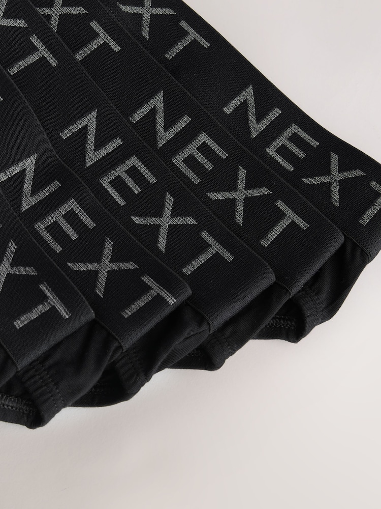 Black 5 Pack Cotton Rich Briefs - Image 6 of 6 Black 5 Pack Cotton Rich Briefs - Image 6 of 6